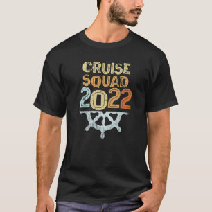 T-shirt CROISIÈRE SQUAD 2022 Vacances en mer Saut de print