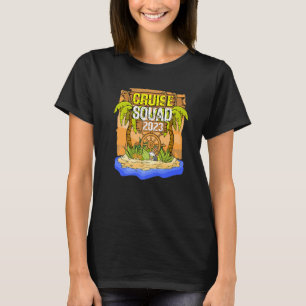T-shirt Croisière Squad 2023 Croisière Voyage Vacation Cru