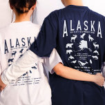 T-shirt Croisière sur la faune de la famille de l'Alaska<br><div class="desc">Partez à l'aventure de votre famille en Alaska avec notre T-shirt "Custom Family Alaska Cruise Wildlife Scavenger Chasse aux cavaliers"! Ces chemises personnalisées enrichiront vos excursions et vos visites de la faune avec une excitation supplémentaire. Chaque chemise peut être customisée avec votre nom de famille et votre date de voyage,...</div>