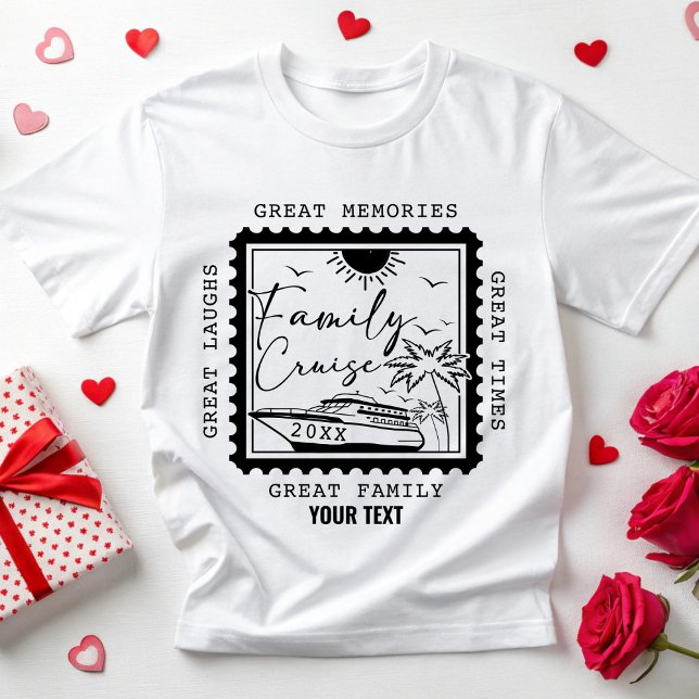 T-shirt Croisière sur mesure en famille 2025 Escadron de c (Créateur téléchargé)