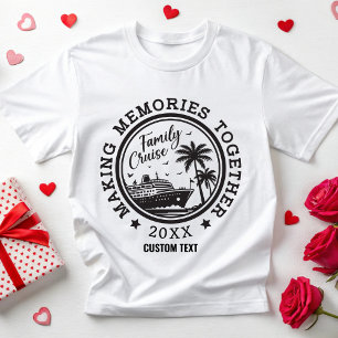 T-shirt Croisière sur mesure en famille 2025 Rassembler le