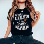 T-shirt Croisière sur mesure la plus susceptible de croisi<br><div class="desc">Préparez-vous à la croisière en style avec nos chemises hilarantes "Most Probely To" de groupe assorties! Parfaites pour des vacances en famille, des escapades entre amis ou des soirées bachelorette, ces chemises sont garanties pour faire rire tout le monde dans votre groupe. Choisissez parmi une variété de titres pleins d'esprit...</div>