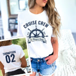 T-shirt Croisière Sur Mesure Ou Correspondance De Vacances<br><div class="desc">Naviguez avec style avec le T-shirt "Custom Cruise or Lake Family Vacation Matching" - un ajout polyvalent et personnalisé à votre garde-robe de vacances. Que vous soyez en croisière en pleine mer ou en train de vous détendre au bord du lac, ces chemises sont conçues pour ajouter une touche nautique...</div>