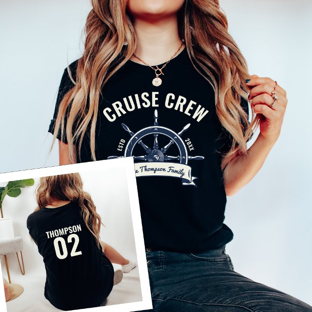 T-shirt Croisière Sur Mesure Ou Correspondance De Vacances (Créateur téléchargé)