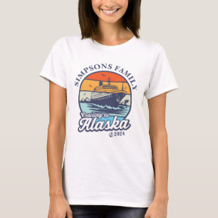 T-shirt Croisière vers Alaska Custom Family Matching Group
