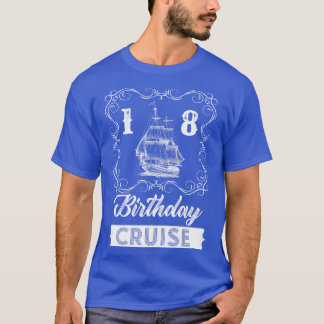 T-shirt Croisière vintage 18e anniversaire