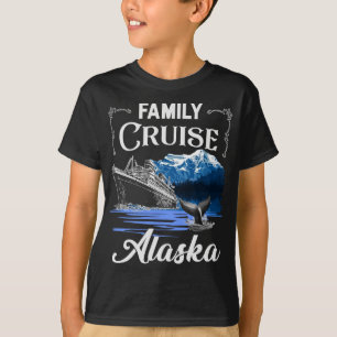 T-shirt Croisières familiales de l'Alaska Hommes Femmes et