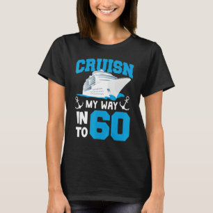 T-shirt Croisin Mon chemin dans 60 ans Anniversaire 60e an