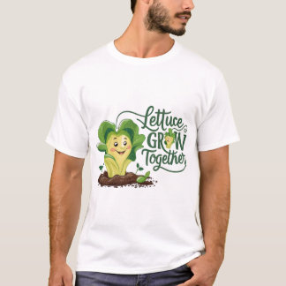 T-shirt Croissance de la laitue ensemble : Drôle Jardinage