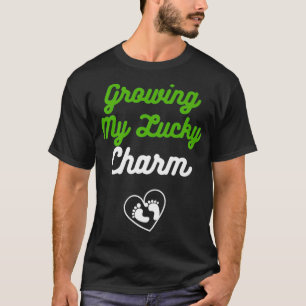 T-shirt Croissance De Mon Charme Chanceux Bébé Designs Pou