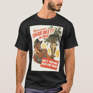 T-shirt Croissance Des betteraves À Sucre En 1945