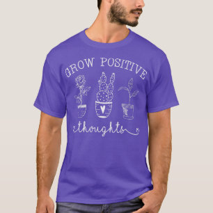 T-shirt Croissance des pensées positives Fleur Santé menta