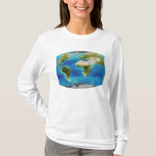 T-shirt Croissance plante moyenne de la Terre