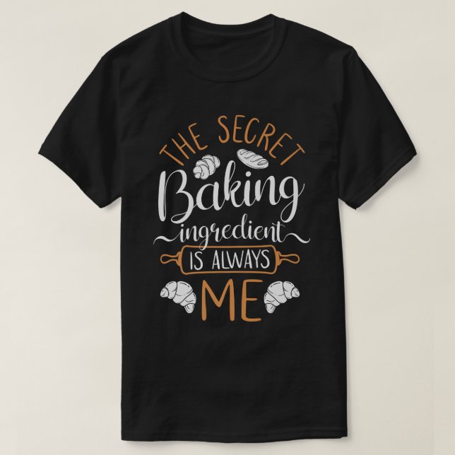 T-shirt Croissant au biscuit (Design devant)