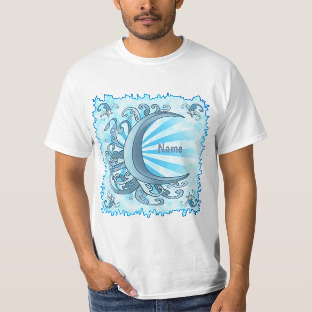 T-shirt Croissant de Lune Scrolly (Devant)
