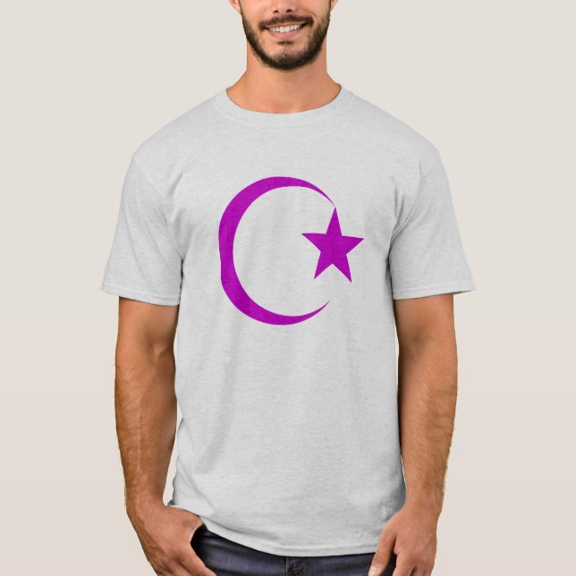 T-shirt Croissant de prune et Star.png (Devant)