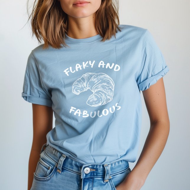 T-shirt Croissant Français Floconneux et Fabuleux (Créateur téléchargé)