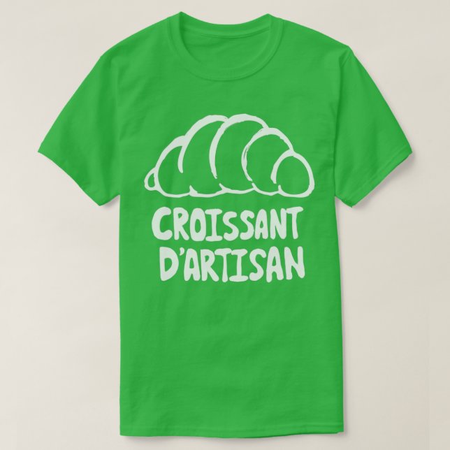 T-shirt Croissant T pour les amateurs de croissants (Design devant)