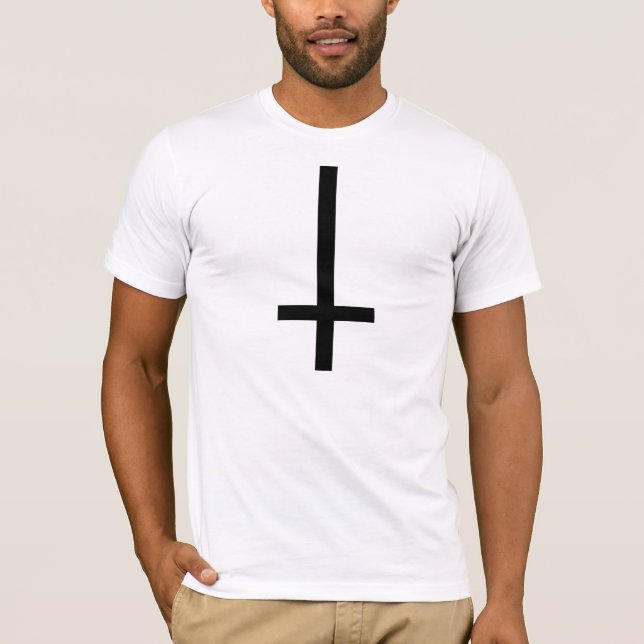 T-shirt Croix à l'envers (Devant)