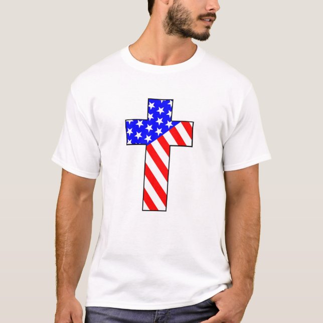 T-shirt Croix américaine (Devant)