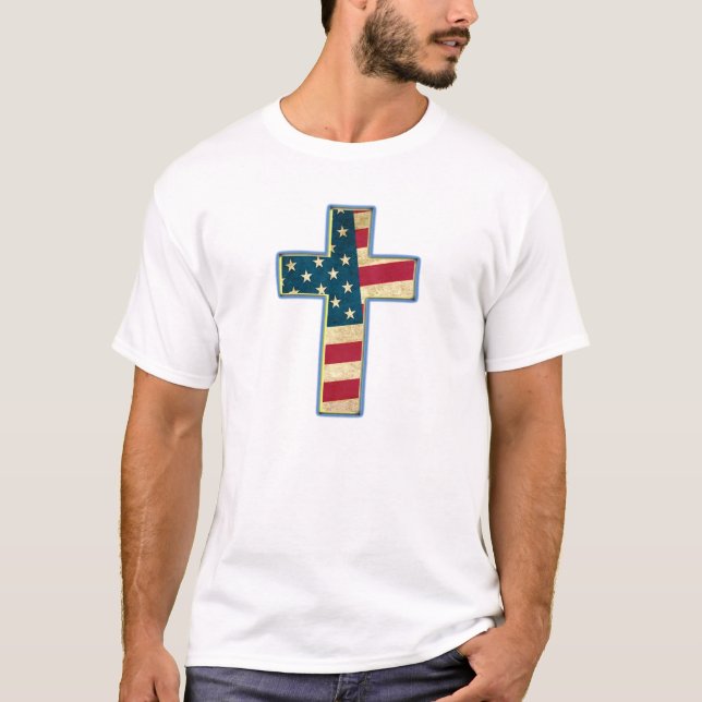 T-shirt Croix américaine #2 (Devant)