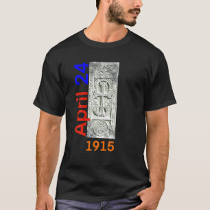T-shirt Croix arménienne - Génocide - 24 avril 1915 Khat