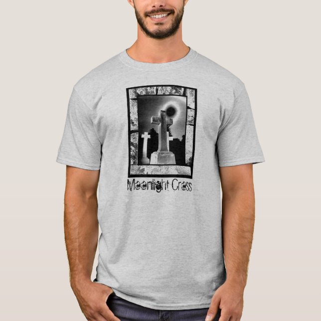 T-shirt Croix au clair de lune (Devant)