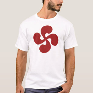 T-shirt Croix Basque Rouge Lauburu