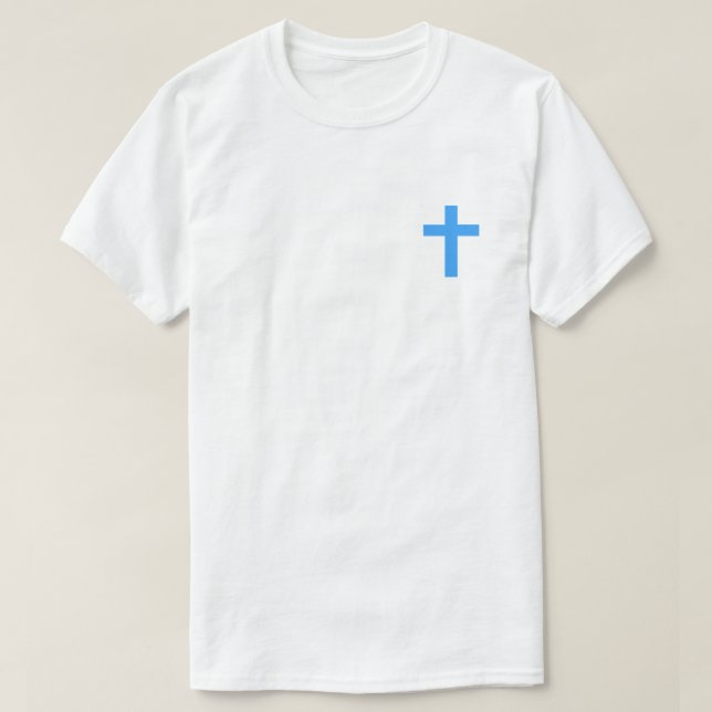 T-shirt Croix Bleue (Design devant)