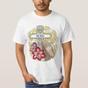 T-shirt Croix chrétienne d'Amaryllis