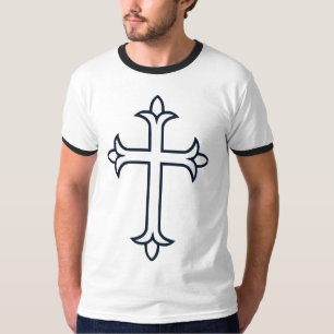 T-shirt Croix chrétienne typique