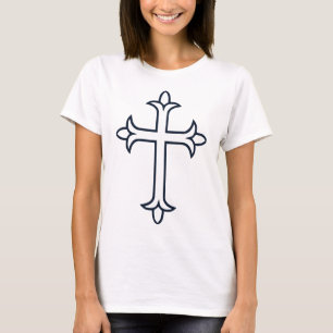 T-shirt Croix chrétienne typique
