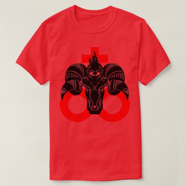T-shirt Croix de buffle viking unique (Design devant)