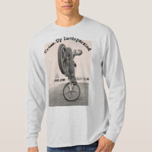 T-shirt Croix de chemise de la vieille école BMX vers le