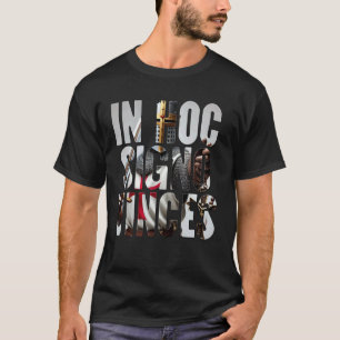 T-shirt Croix de Croisé Latin Chevalier Templier Catholiqu