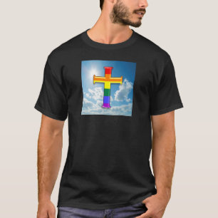 T-shirt Croix de fierté de LGBT