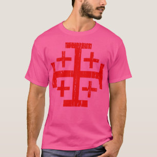 T-shirt Croix de Jérusalem désespérée