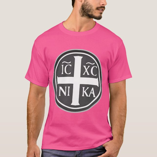 T-shirt Croix de Jésus Icxc Nika (Devant)