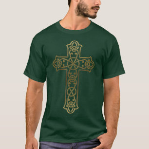T-shirt Croix de l'Eglise cool Christian Crucifix Silhouet