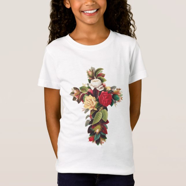 T-Shirt Croix de Rose (Devant)