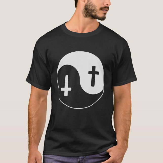 T-shirt Croix de Yin Yang (Devant)