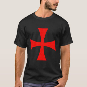 T-shirt Croix des Templiers Ordre Chrétien Catholique Le