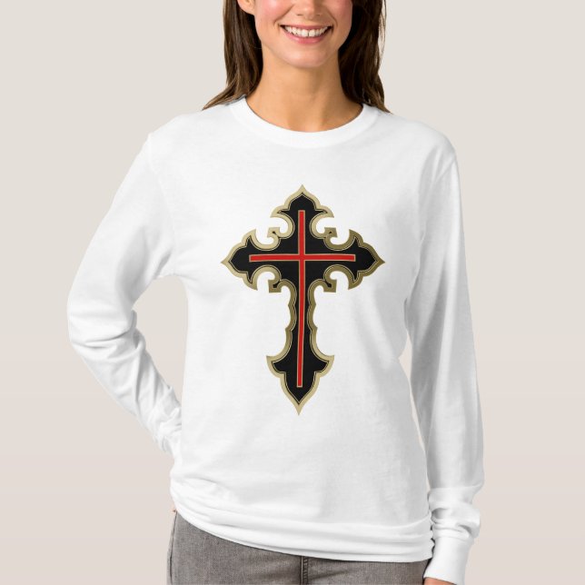 T-shirt Croix d'or (Devant)