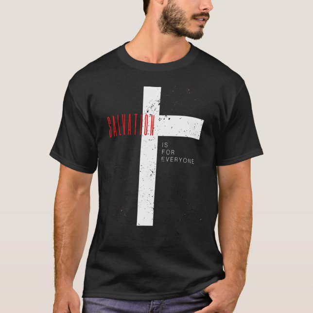 T-shirt Croix du Calvaire chrétien (Devant)