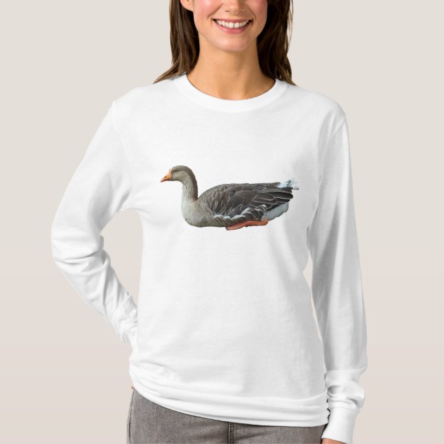 T-shirt Croix du cygne gris (Devant)