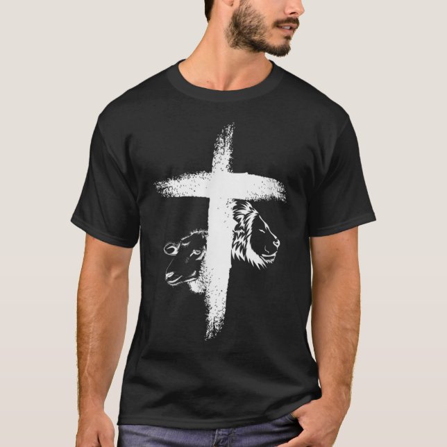 T-shirt Croix du lion et de l'agneau1011png1011 (Devant)