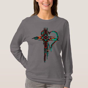 T-shirt Croix Du Sud-Ouest Et Coeur