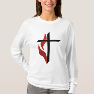 T-shirt Croix flamme