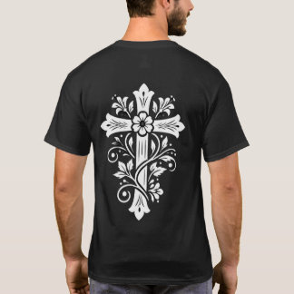 T-shirt Croix florale