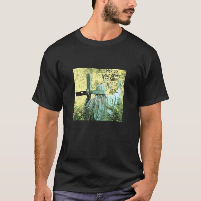 T-shirt croix (foncé) (Devant)